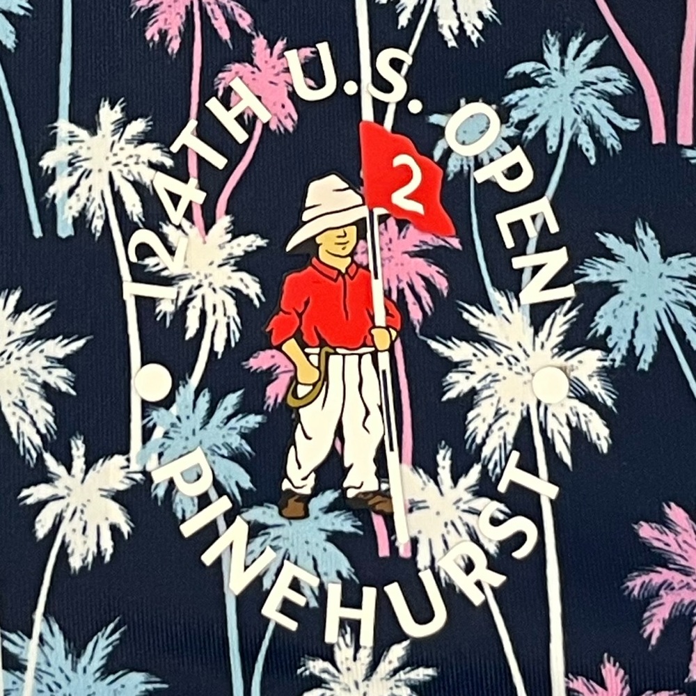 US Open 2024 Pinehurst Palm Tree Golf Shirt Men’s Large